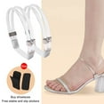 thumbnail image 1 of Rhinestone Elastic High Heel Ankle Straps | Anti-Slip Replacement Shoe Straps for Women | Adjustable & Removable Buckle Design for Pumps & Stilettos | Includes 2 Non-Slip Stickers, 1 of 2