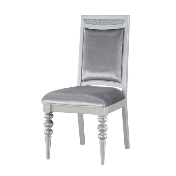 Rhinestone Elegance / Ballroom Event Seating / Comfortable Side Chair Pair