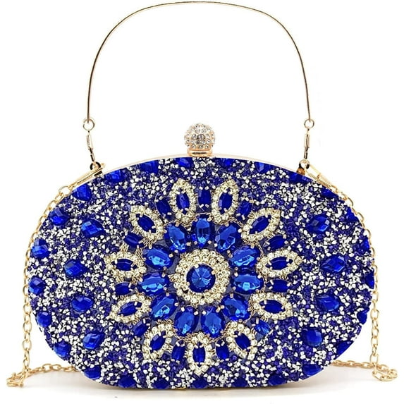 Rhinestone Evening Clutch Bag for Women Bridal Diamonds Clutch Purses Wedding Purse Prom Cocktail Party Handbags