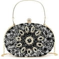 thumbnail image 1 of Rhinestone Evening Clutch Bag for Women Bridal Diamonds Clutch Purses Wedding Purse Prom Cocktail Party Handbags, 1 of 8
