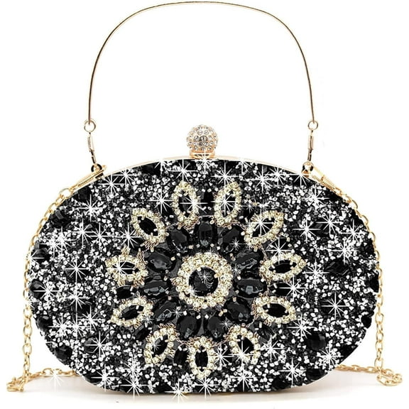 Rhinestone Evening Clutch Bag for Women Bridal Diamonds Clutch Purses Wedding Purse Prom Cocktail Party Handbags
