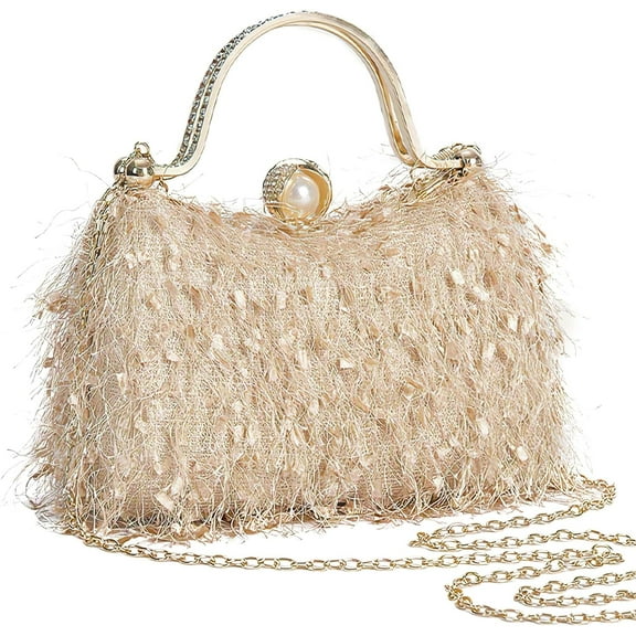 Rhinestone Evening Handbag Clutch Purses Women's Girls Sparkly Crystal Evening Bag Party Wedding Bags