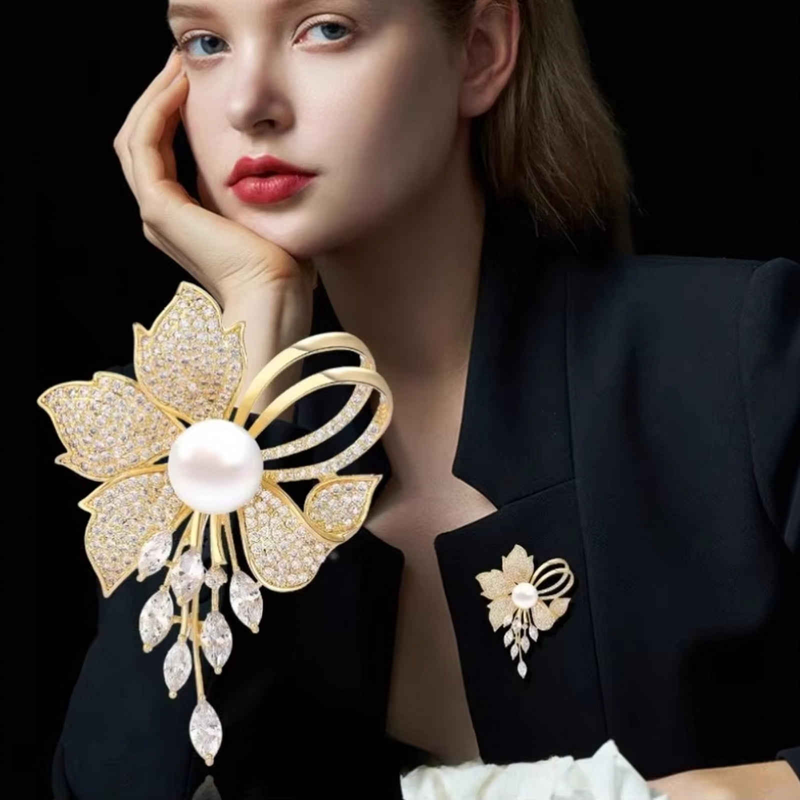 Flower Pin Lapel Jewelry for Men and Women