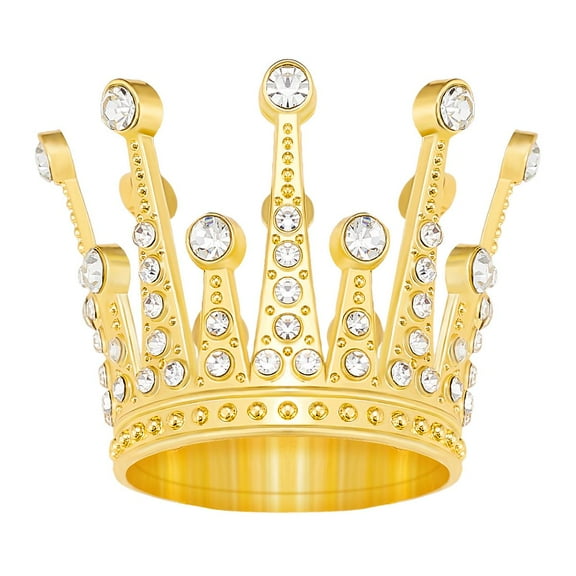 Rhinestone Flower Cake Crown Decoration For Birthday Parties