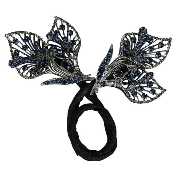 Rhinestone Flower Hair Clip Bun Twister Lazy Curler Maker Easy Updo Styling Tool Pins For Women Girls