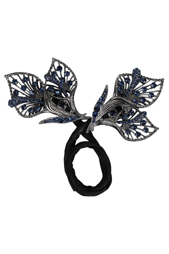 Rhinestone Flower Hair Clip Bun Twister Lazy Curler Maker Easy Updo Styling Tool Pins For Women Girls