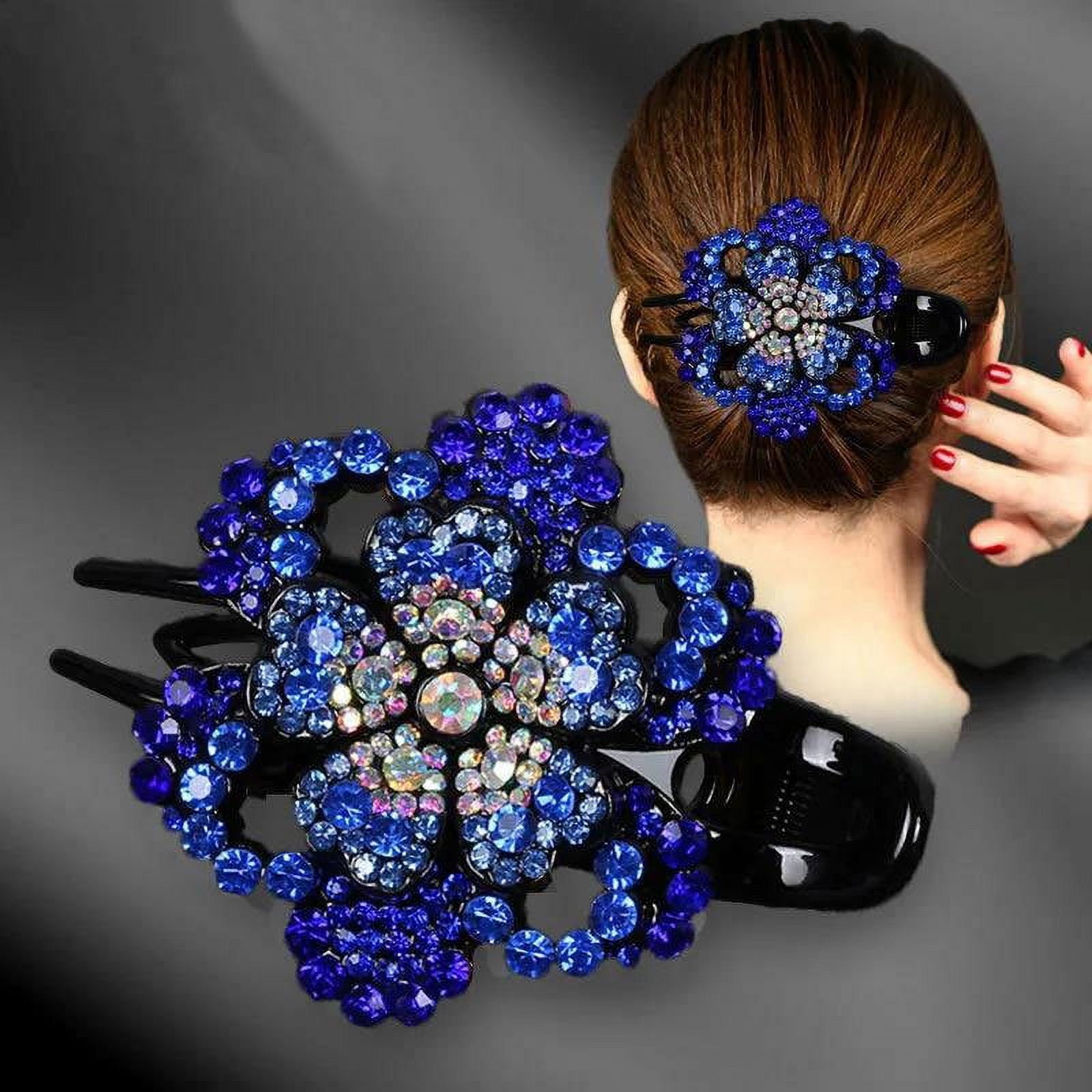 PICKY rhinestone hair clip （BLACK LOGO） ✨BEST SELLING ITEMS】All Rhinestone Hair Clip(BLACK LOGO
