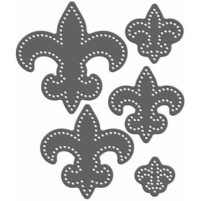 Rhinestone Genie Fleur DI LIS 001 Magnetic Rhinestone Template, Black