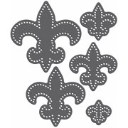 Rhinestone Genie Fleur DI LIS 001 Magnetic Rhinestone Template, Black