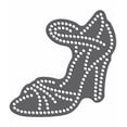 thumbnail image 1 of Rhinestone Genie HIGH Heel-Elegant 5" Magnetic Rhinestone Template, Black, 1 of 3