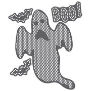Rhinestone Genie Halloween Ghost Magnetic Rhinestone Template, Black