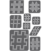 Rhinestone Genie Hashtags Magnetic Rhinestone Template, Black