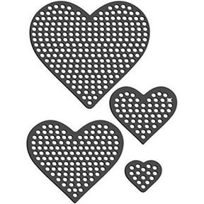 Rhinestone Genie Hearts RT2-HEA004 Magnetic Rhinestone Template