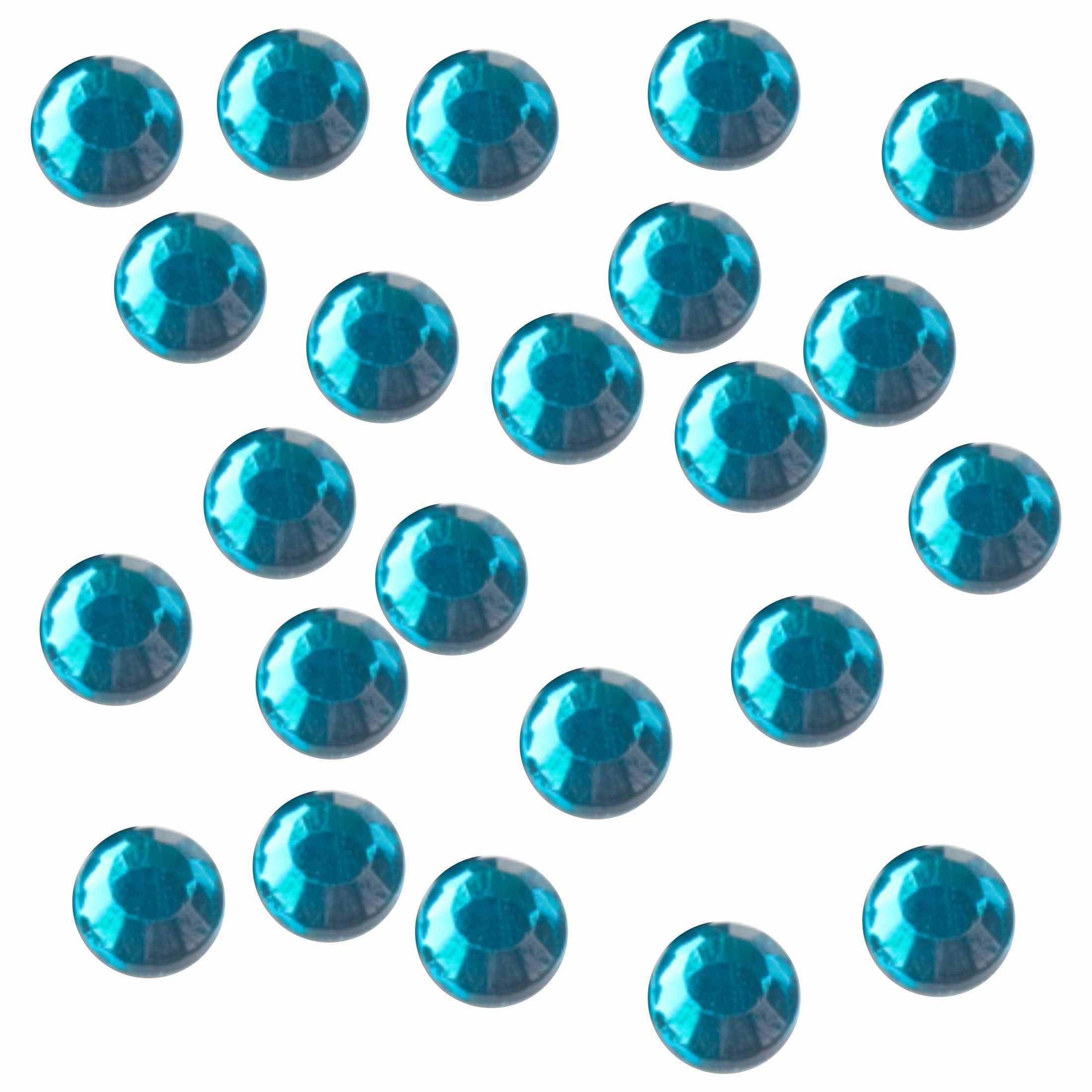 Rhinestone Genie Hotfix Rhinestones, Professional Grade Crystal Glass, Available in Several Colors, Sizes, and Quantities. (ss10 (3mm) / 1440 pcs, Blue Zircon)