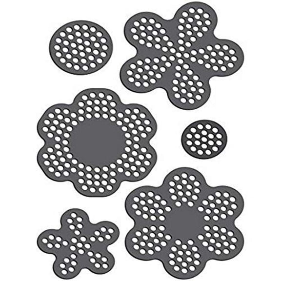Rhinestone Genie RT2-FLO102 Flowers 002 Magnetic Rhinestone Template