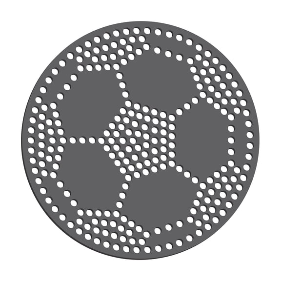 Rhinestone Genie Soccer Ball 5" Magnetic Rhinestone Template, Black