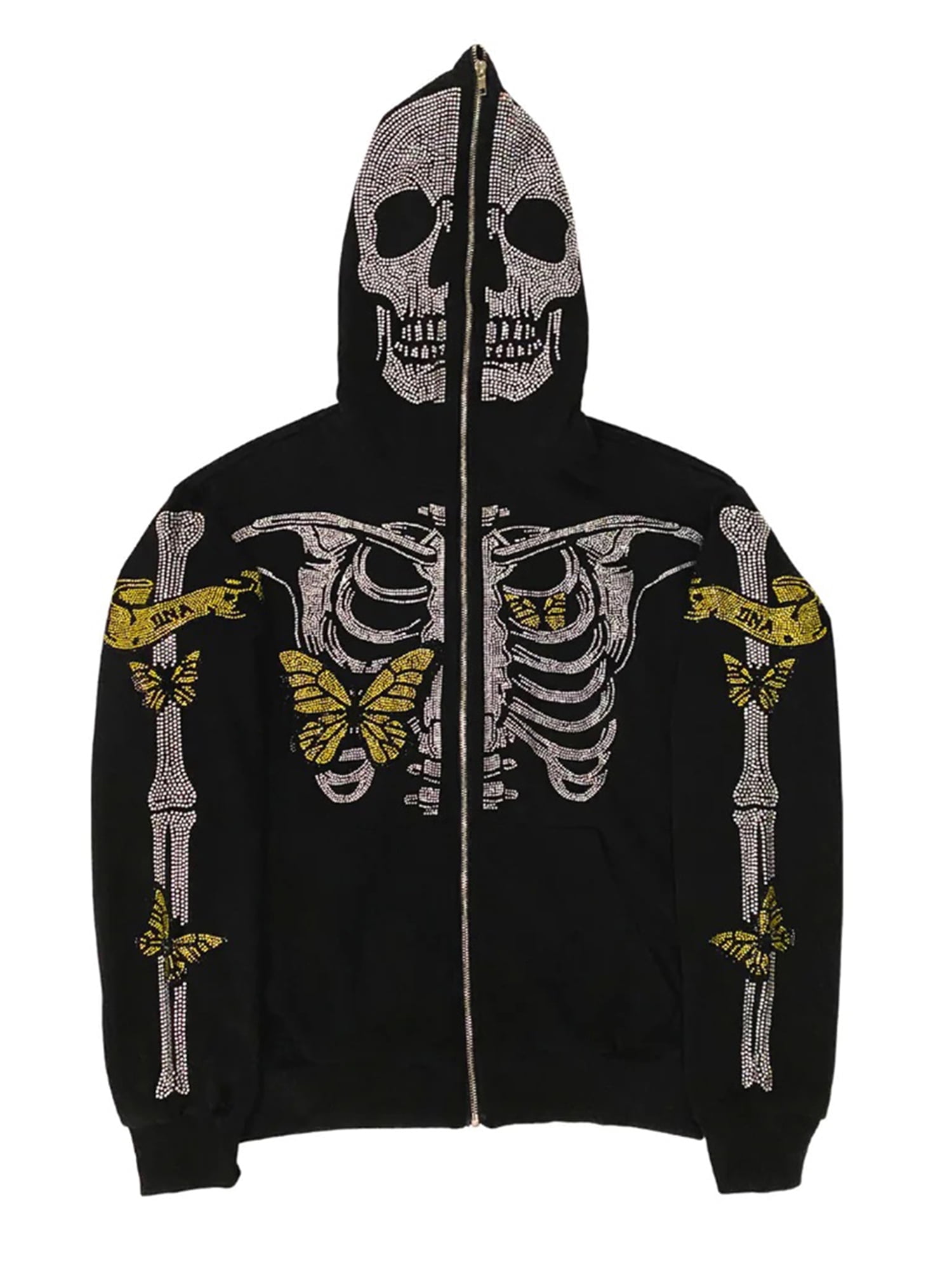 トップス PPFM 00s archive skull zip foodie y2k PPFM 00s archive skull zip foodie y2k