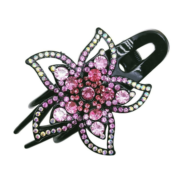 Rhinestone Hair Clip Women's Disc Hairpin Clip Hair Full Of Drill Hair