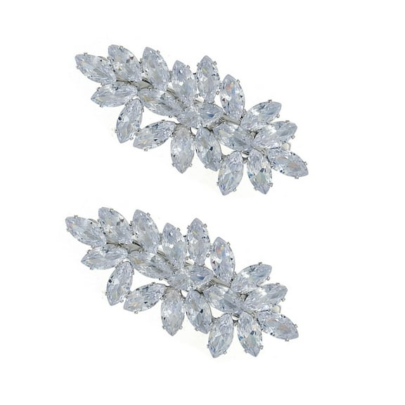 Rhinestone Hair Pins, Crystal Hair Clips, Handmade Cute Hair Barrettes, Hollow Geometric Hairpins, Elegant Metal Hairpin Hair Accessories Headwear Styling Tools, Gifts for Women Girls