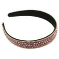 thumbnail image 1 of Rhinestone Headband, Rhinestone Headband for Women, Pink,1.0 Inch Wide 1Pcs, 1 of 7
