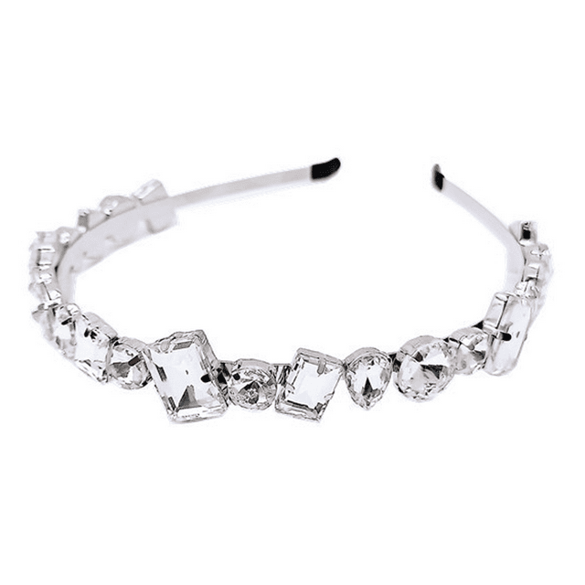 Rhinestone Headbands Jeweled Headband for Women and Girl Gold Sparkly