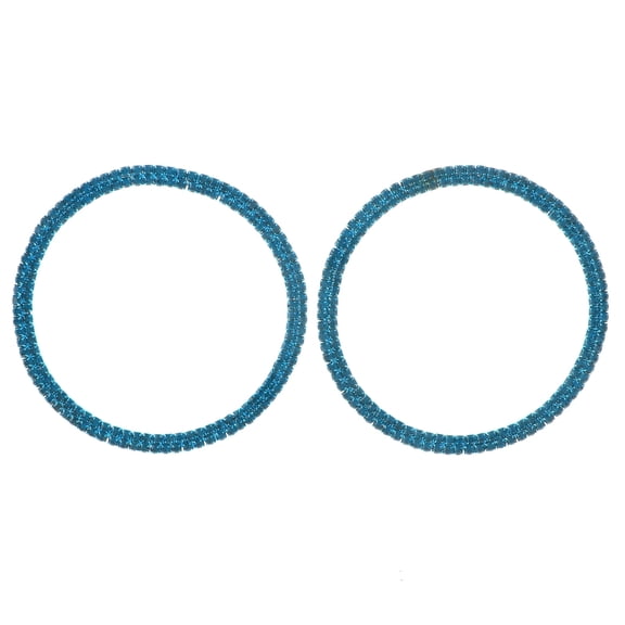 Rhinestone Hoop Earrings