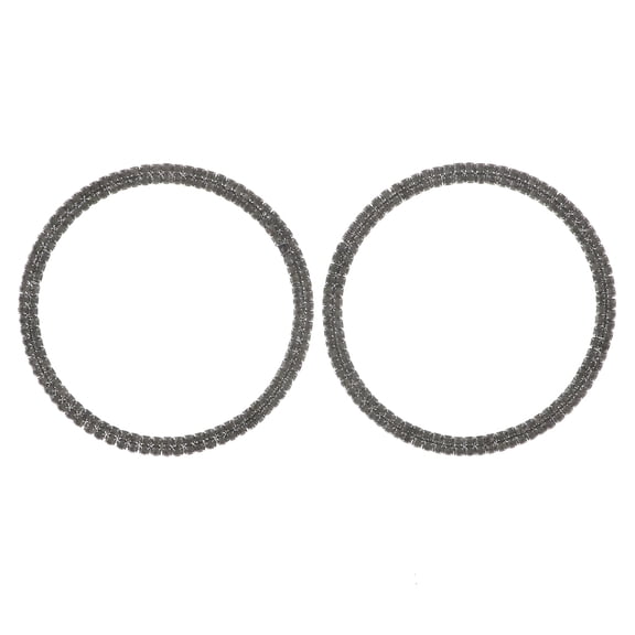 Rhinestone Hoop Earrings