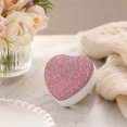 thumbnail image 1 of Rhinestone Inlaid Heart Shaped Metal Box, Festive Gift Container Multi-Purpose Storage Case, Crystal Ornaments Eye-Catching, Hinged Lid Easy Opening, Holiday Present Packing Tabletop Decor, 1 of 7