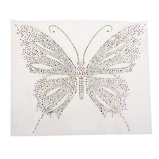 Reflective Butterfly Heat Transfer Sticker For Shoes Iron On