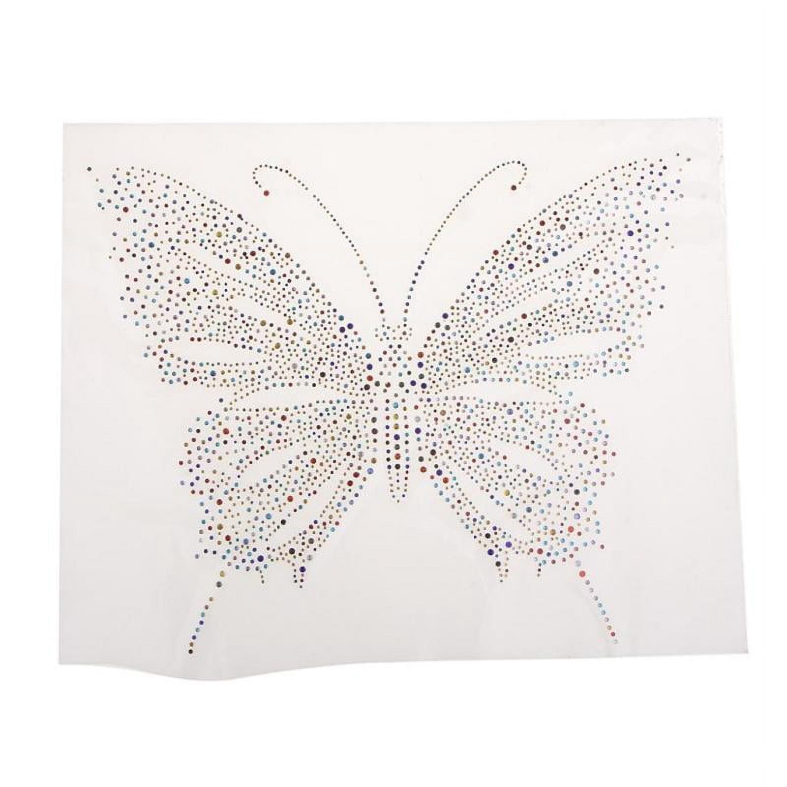 Rhinestone Iron on Transfer Hot Fix Motif Butterfly Decor - Butterfly 2 ...