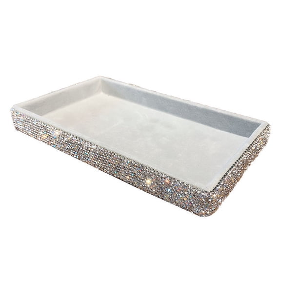 Rhinestone Jewelry or Makeup Storage Box Organizer Display Storage case for Desk or Table