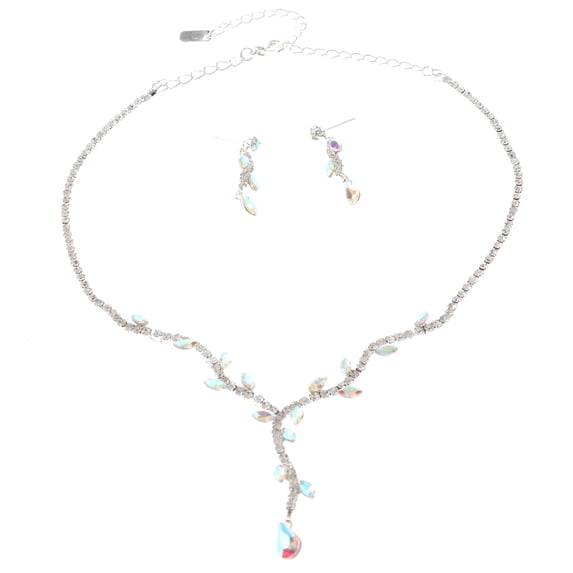 Rhinestone Necklace Set