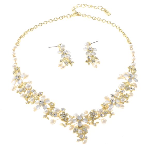 Rhinestone Necklace Set