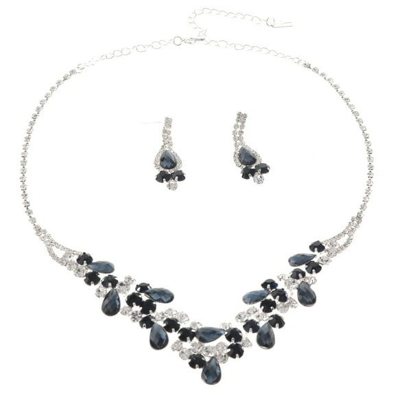 Rhinestone Necklace Set