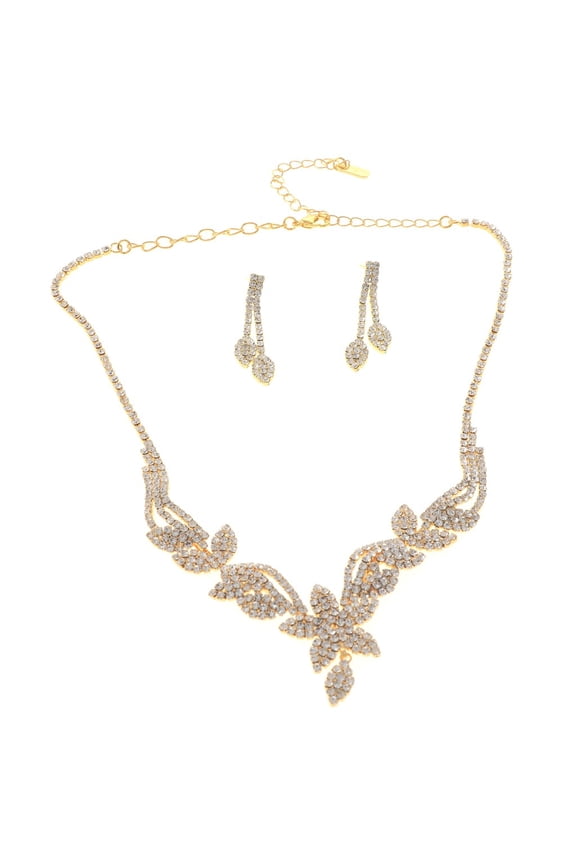Rhinestone Necklace Set