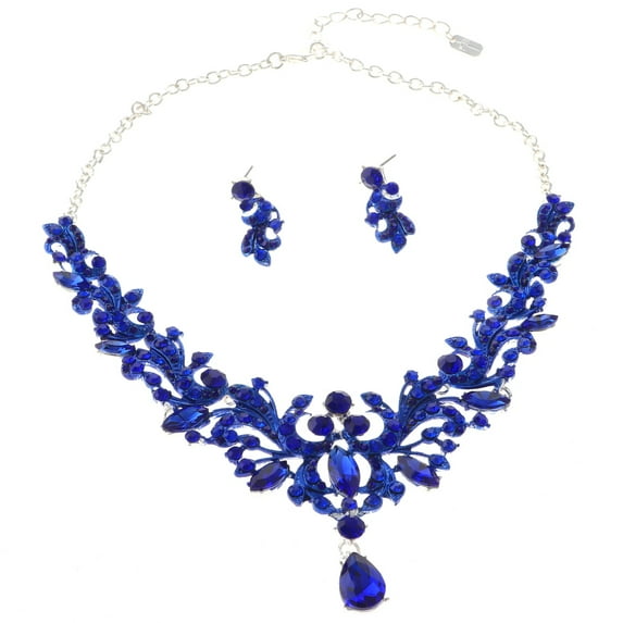 Rhinestone Necklace Set