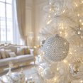thumbnail image 1 of Rhinestone Pearl Christmas Ornament,Bling Glitter Hanging Decor,Elegant Sparkling Xmas Tree Mantel Window Holiday Decor,D, 1 of 7