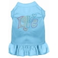 thumbnail image 1 of Rhinestone Pet Dog  Cat Dress Rhinestone, "Technicolor Love", 1 of 11