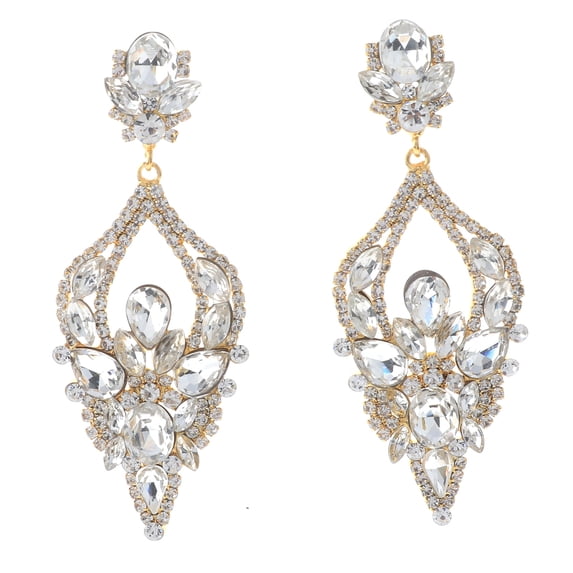 Rhinestone Post Earring