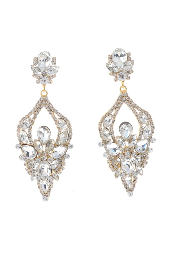 Rhinestone Post Earring