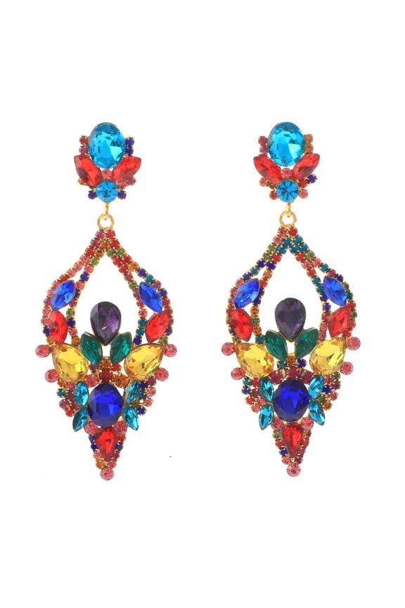 Rhinestone Post Earring