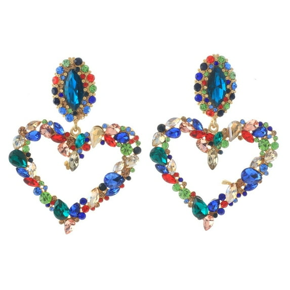 Rhinestone Post Earrings