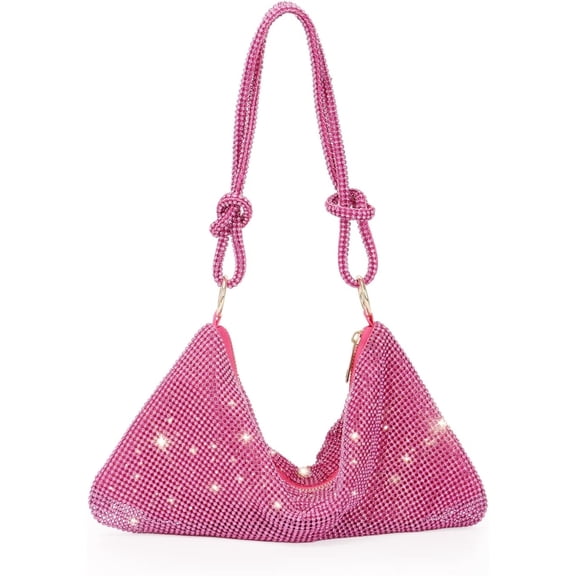 Rhinestone Purse,Sparkly Bag,Diamond Crystal Purses for Women Evening Handbag