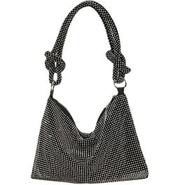 2023 Rhinestone Evening Handbag for Women Chic Black Purse for Travel Vacation Walmart