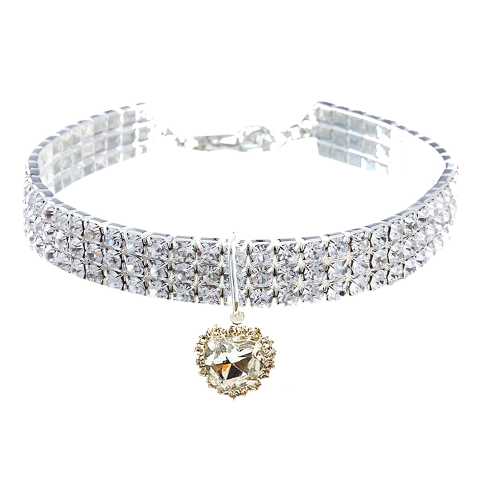 Rhinestone Rhinestone Stretch Collar Pet Accessories Cat And Dog