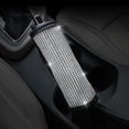 thumbnail image 1 of Rhinestone Seat Belt Covers Handbrake Gear Shift Protector For Most Vehicles, Crystal Interior Decoration Accessories With Universal Fit, Dropshipping Available Car Interior, 1 of 3