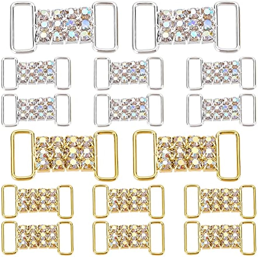 Rhinestone Shoelace Charms Buckles Bling Shoelace Buckles Crystal Shoe