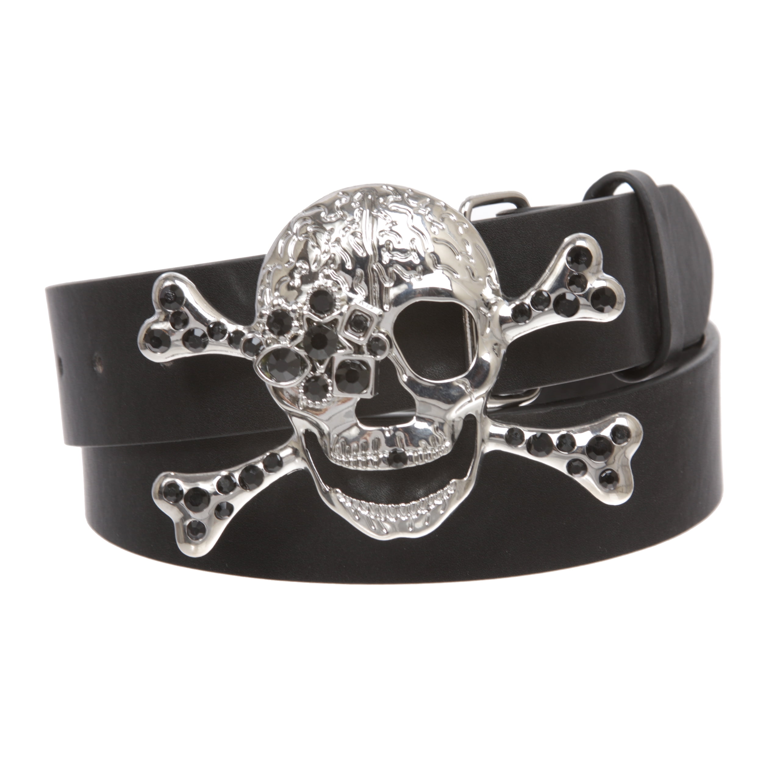 Rhinestone Skull & Crossbones Belt - Pirate Costume Style  display picture 3
