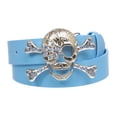 thumbnail image 1 of Rhinestone Skull & Crossbones Belt - Pirate Costume Style Combo, 1 of 3