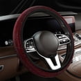thumbnail image 1 of Rhinestone Steering Wheel Cover Crystal Diamond Bling Summer Car Protector Universal 14-15 Inches, 1 of 7